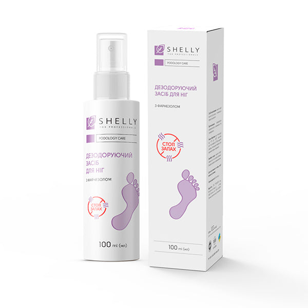Long-acting deodorant for feet with farnesol Shelly 100 ml