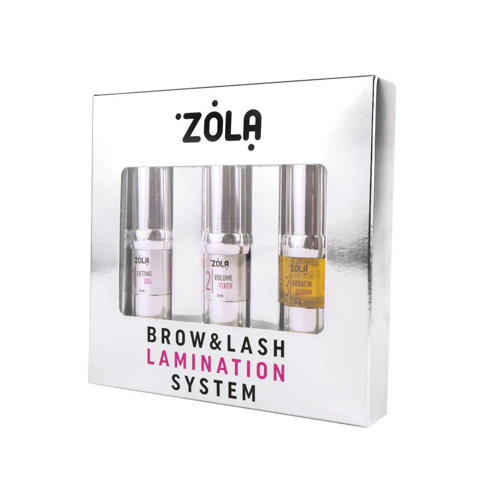 ZOLA COSMETICS - EYELASH & EYEBROW LAMINATION KIT 3 X 10ML