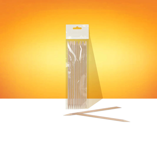 Orange stick STALEKS PRO for manicure, wooden 150 mm - 10 pcs