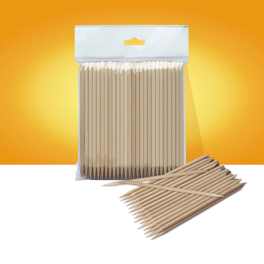 Orange stick STALEKS PRO for manicure, wooden 150 mm - 100 pcs