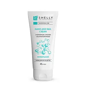 Cream for hands and nails with keratin, silver and arnica extract Shelly 45 ml