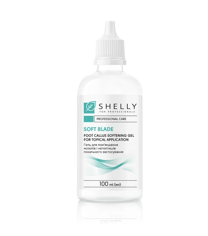 Foot Callus Softening Gel For Topical Application Soft blade Shelly 100 ml