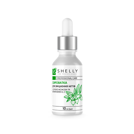 Strengthening serum for nails with jojoba oil and vitamins A, E Shelly 10 ml
