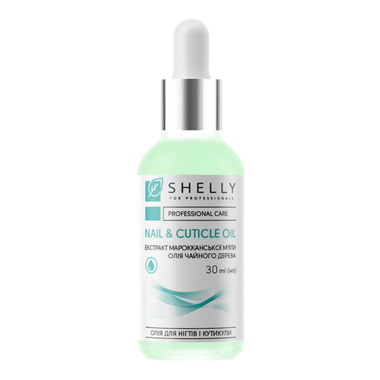 Nail and cuticle oil with moroccan mint extract and tea tree oil Shelly 30 ml