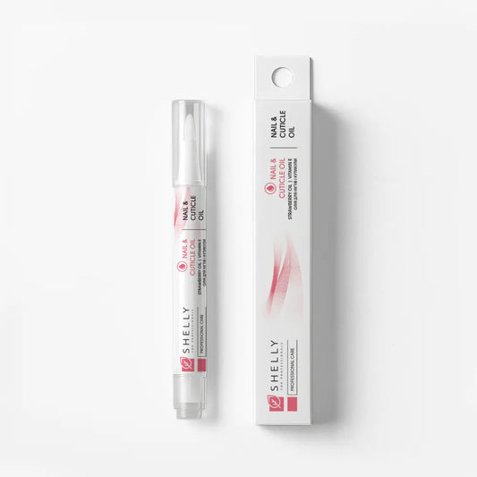 Nail and cuticle oil with strawberry extract and vitamin E Shelly 3 ml