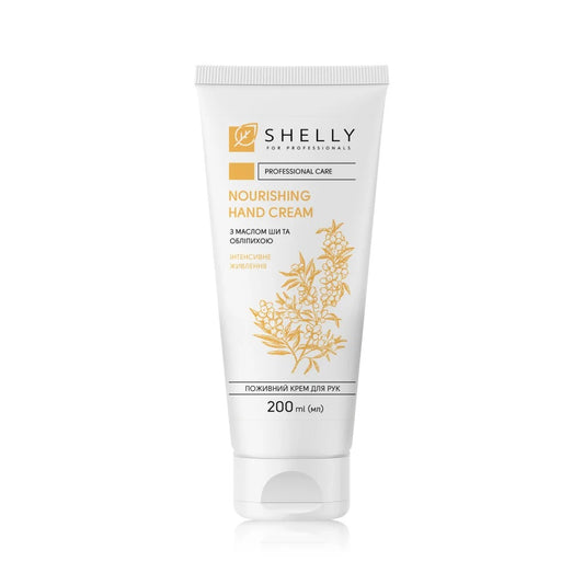 Nourishing hand cream with shea butter and sea buckthorn Shelly 200 ml