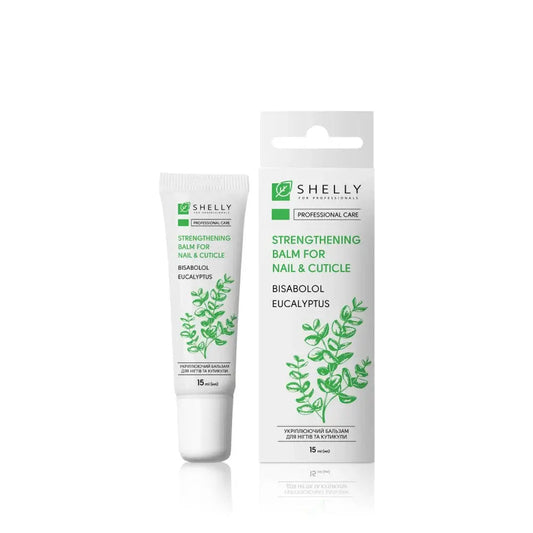 Strengthening nail balm with bisabolol and eucalyptus Shelly 15 ml