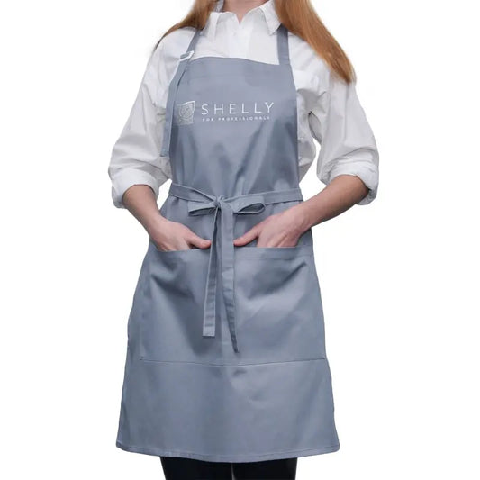 Branded apron Shelly gray