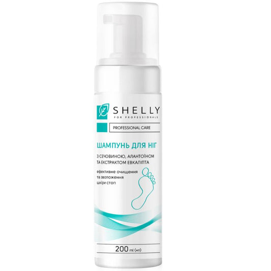 Foaming shampoo for feet with urea, allantoin and eucalyptus extract Shelly 200 ml