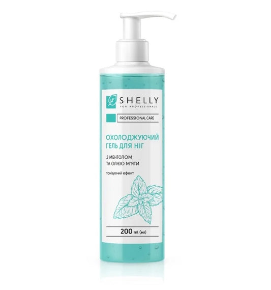 Shelly cooling gel for feet with menthol and mint oil 200 ml