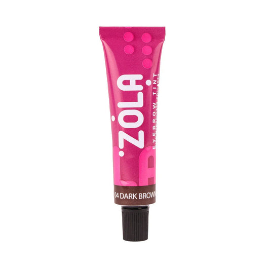 ZOLA Eyebrow Tint With Collagen #04 Dark Brown 15m