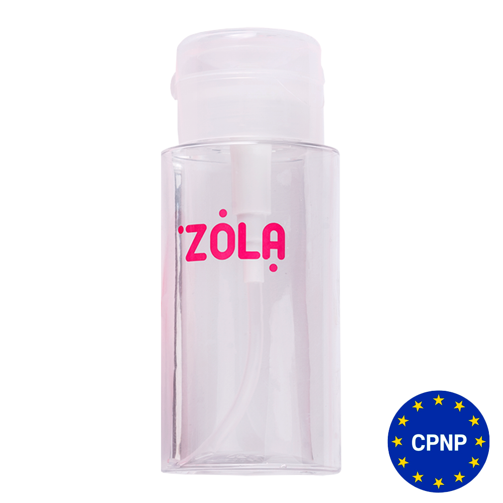 ZOLA Plastic liquid container with pump dispenser (Prozor)