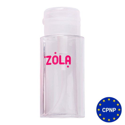 ZOLA Plastic liquid container with pump dispenser (Prozor)