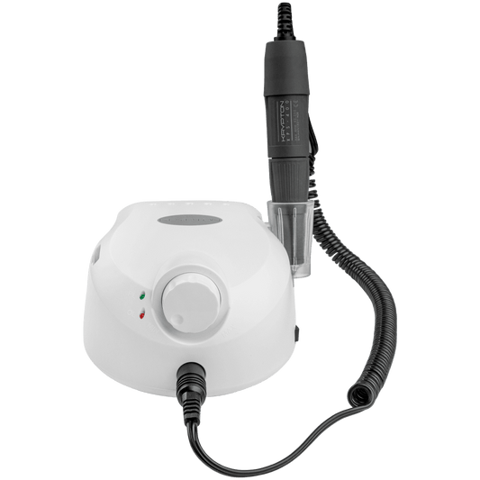 KRYPTON XPS-400 WHITE/GRAY Nail Drill for 65 watts. and 40,000 rpm. for manicure and pedicure